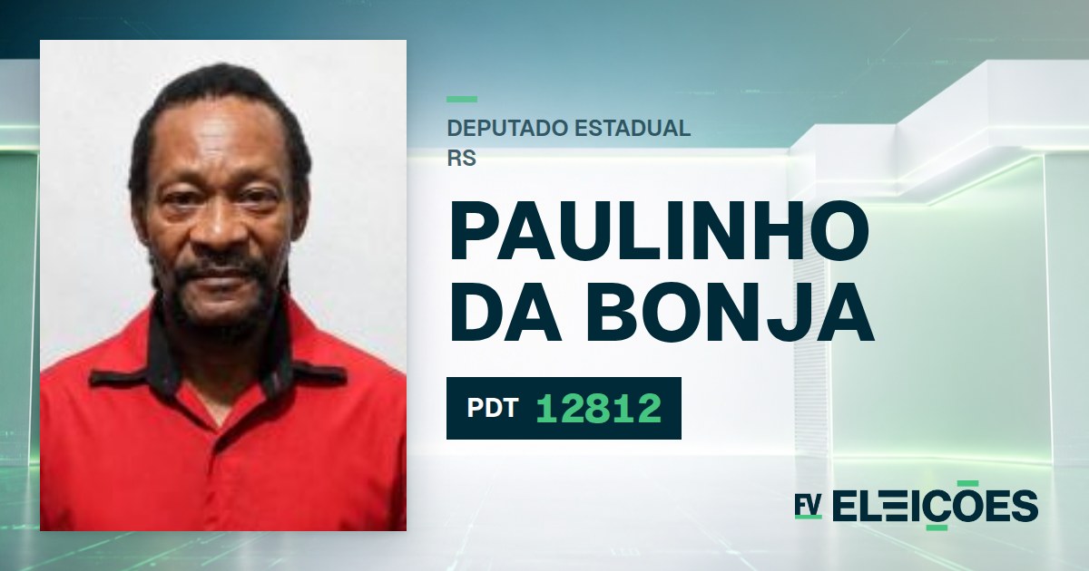 Quem é Paulinho da Bonja, candidato a deputado estadual do RS pelo PDT