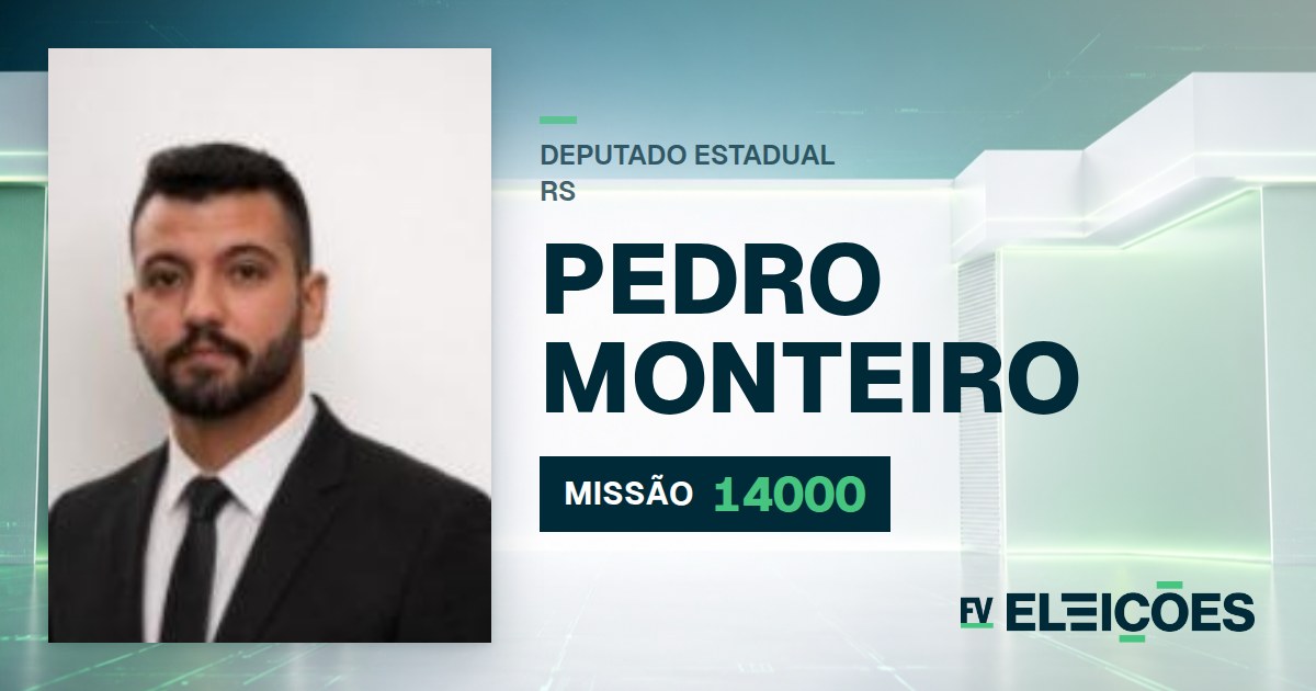 Quem é Pedro Monteiro, candidato a deputado estadual do RS pelo MISSÃO