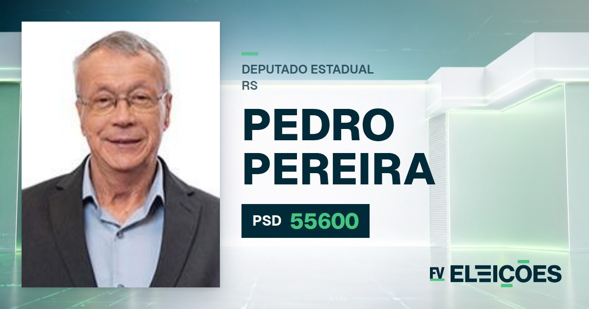 Quem é Pedro Pereira, candidato a deputado estadual do RS pelo PSD