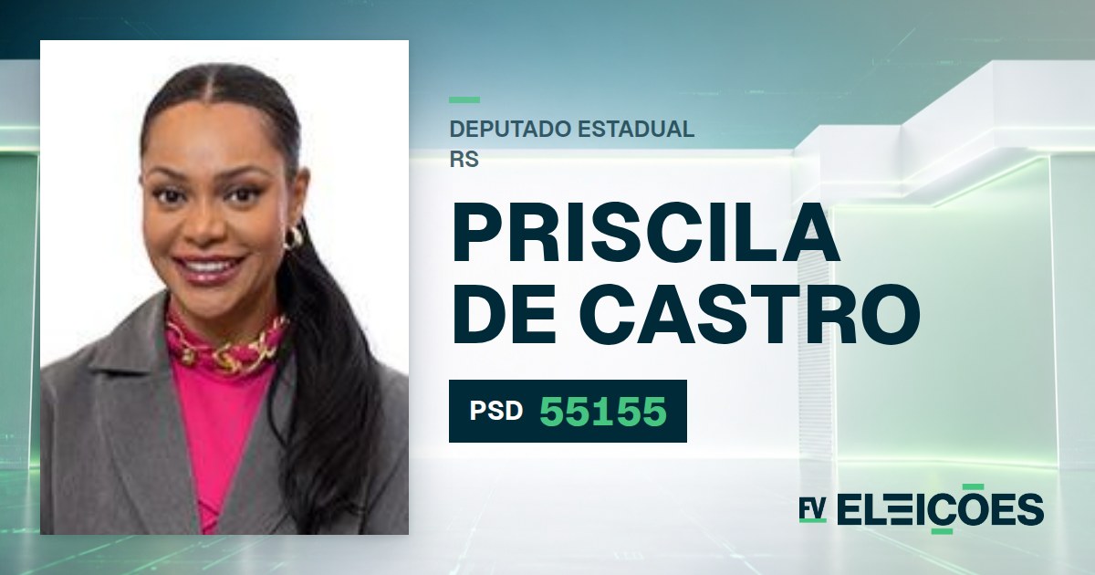 Quem é Priscila de Castro, candidata a deputada estadual do RS pelo PSD