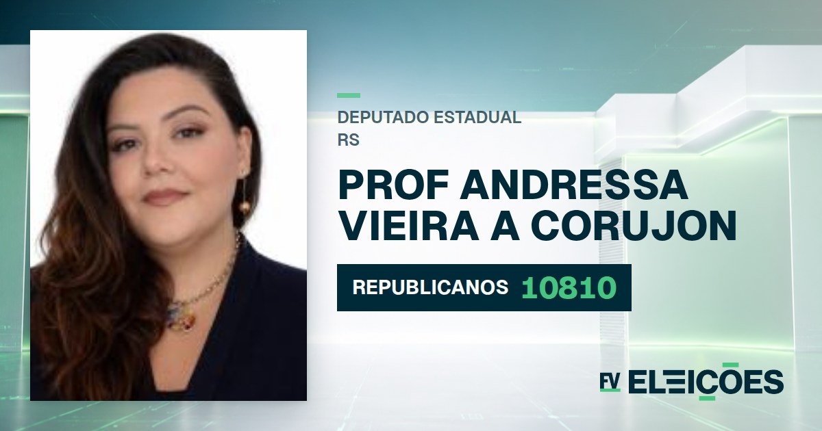 Quem é Prof Andressa Vieira A Corujon, candidata a deputada estadual do RS pelo REPUBLICANOS