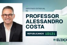 Quem é Professor Alessandro Costa, candidato a deputado estadual do RS pelo REPUBLICANOS