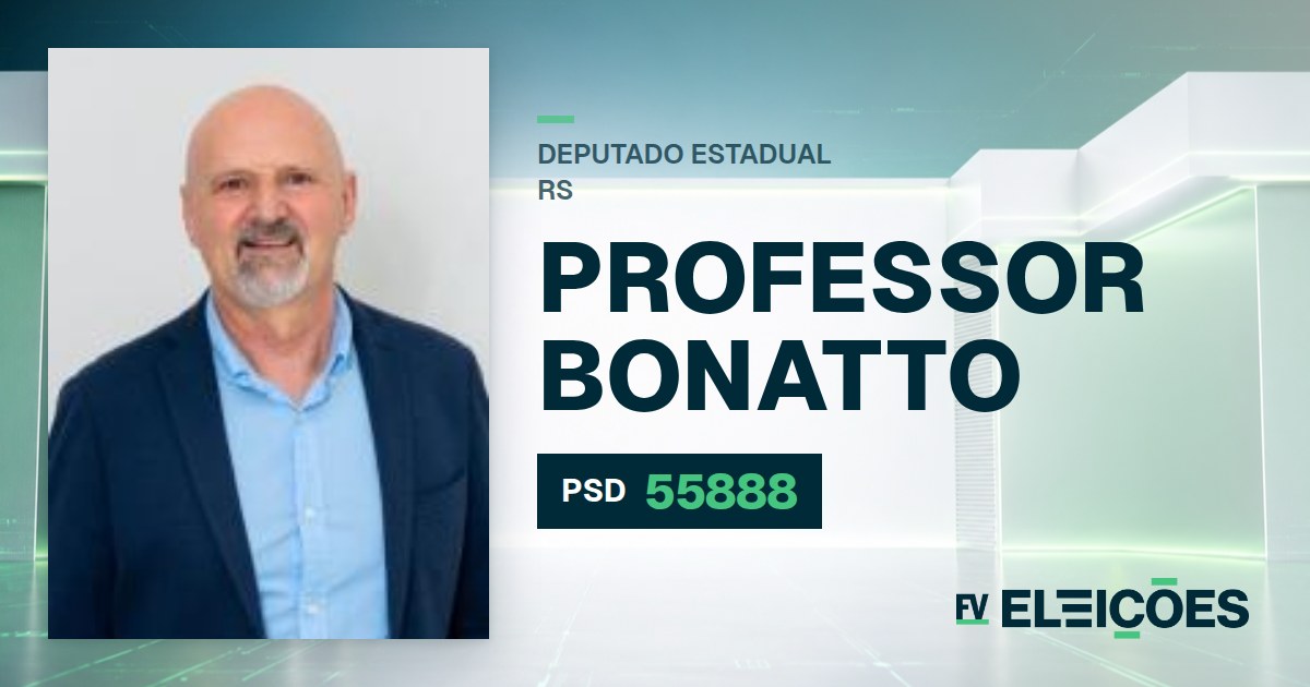 Quem é Professor Bonatto, candidato a deputado estadual do RS pelo PSD