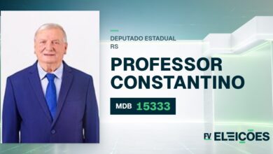 Quem é Professor Constantino, candidato a deputado estadual do RS pelo MDB