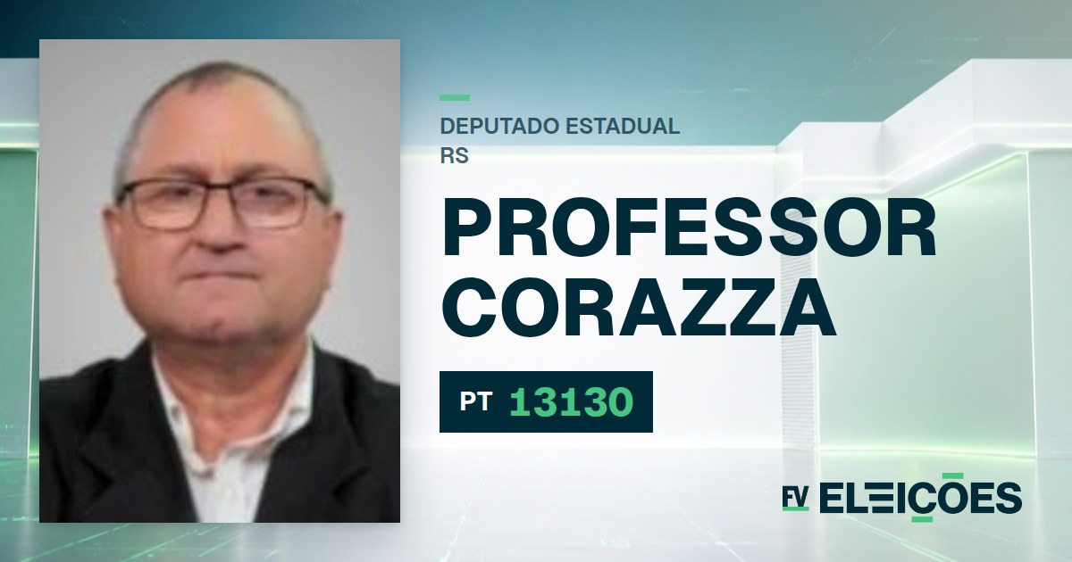 Quem é Professor Corazza, candidato a deputado estadual do RS pelo PT