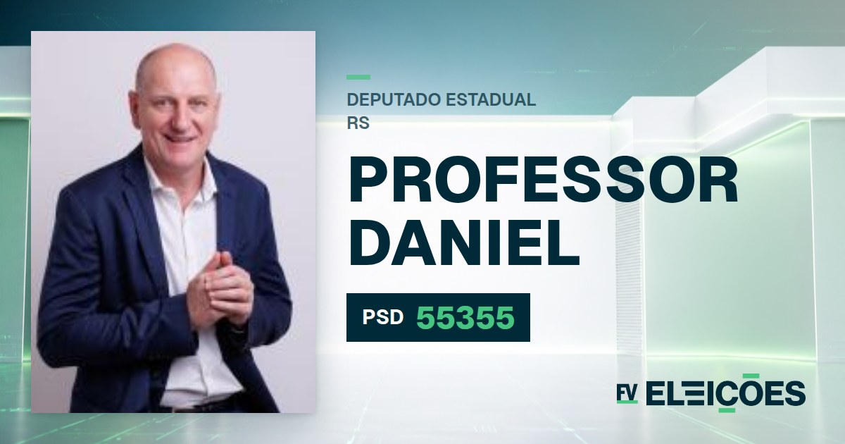 Quem é Professor Daniel, candidato a deputado estadual do RS pelo PSD