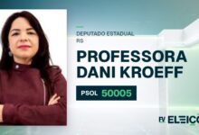 Quem é Professora Dani Kroeff, candidata a deputada estadual do RS pelo PSOL
