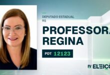 Quem é Professora Regina, candidata a deputada estadual do RS pelo PDT