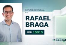 Quem é Rafael Braga, candidato a deputado estadual do RS pelo MDB