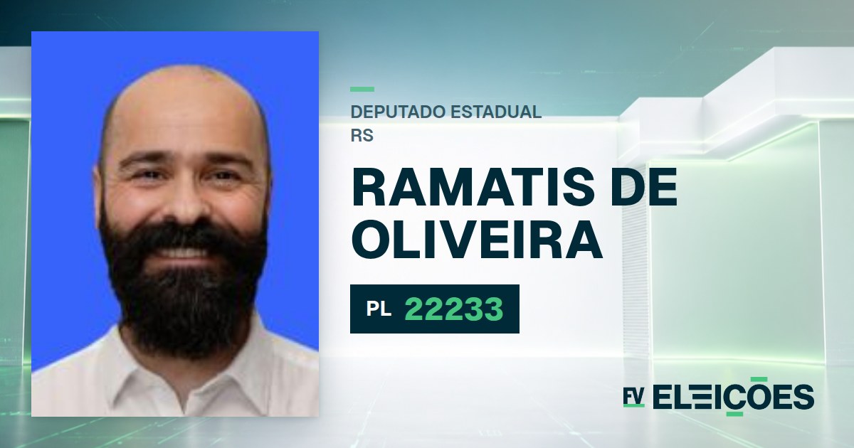 Quem é Ramatis de Oliveira, candidato a deputado estadual do RS pelo PL