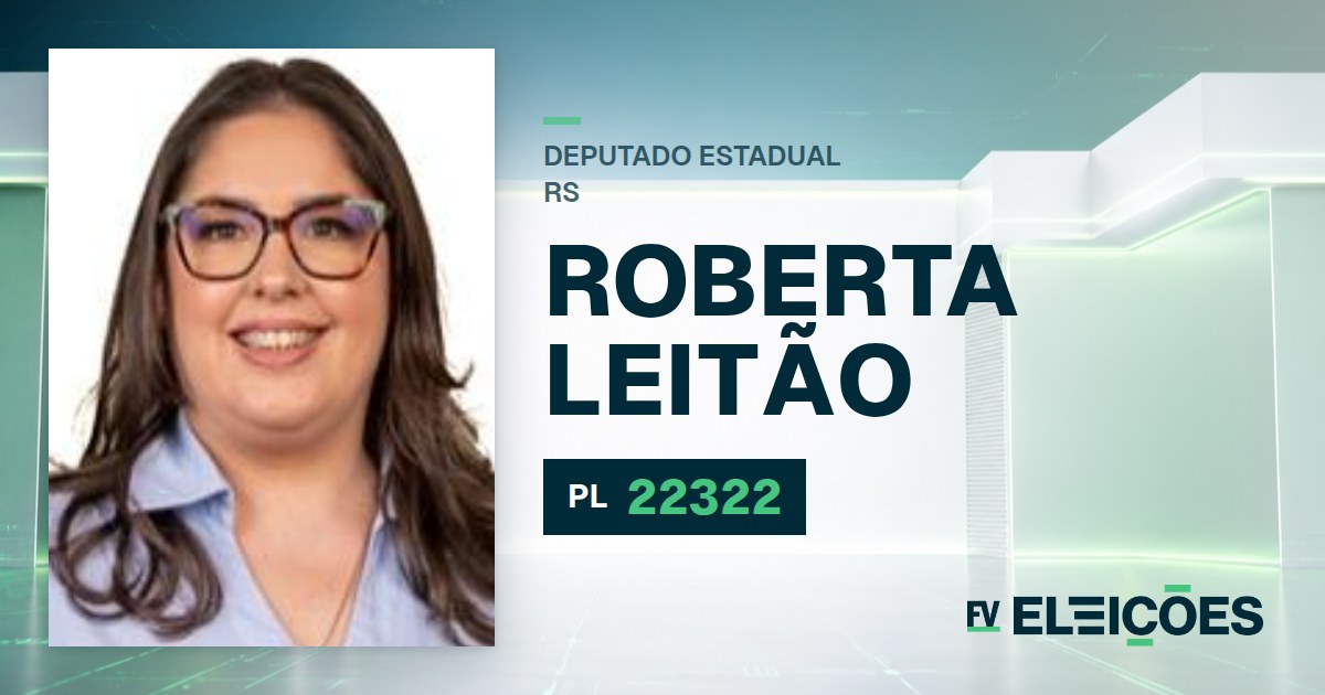 Quem é Roberta Leitão, candidata a deputada estadual do RS pelo PL