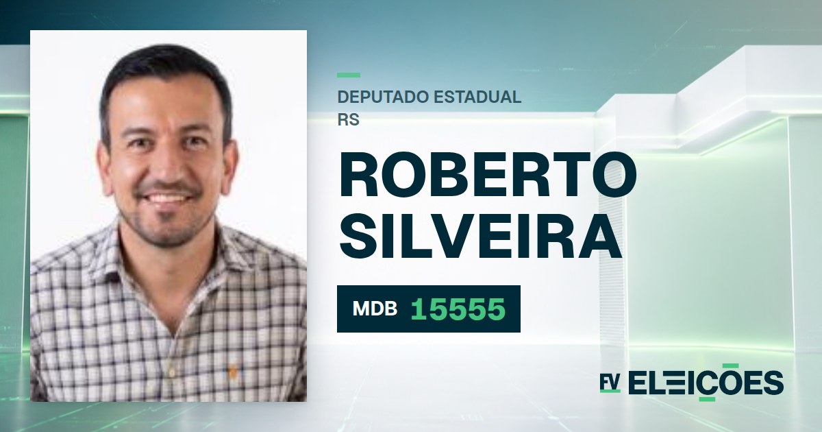 Quem é Roberto Silveira, candidato a deputado estadual do RS pelo MDB