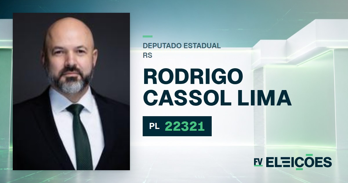 Quem é Rodrigo Cassol Lima, candidato a deputado estadual do RS pelo PL