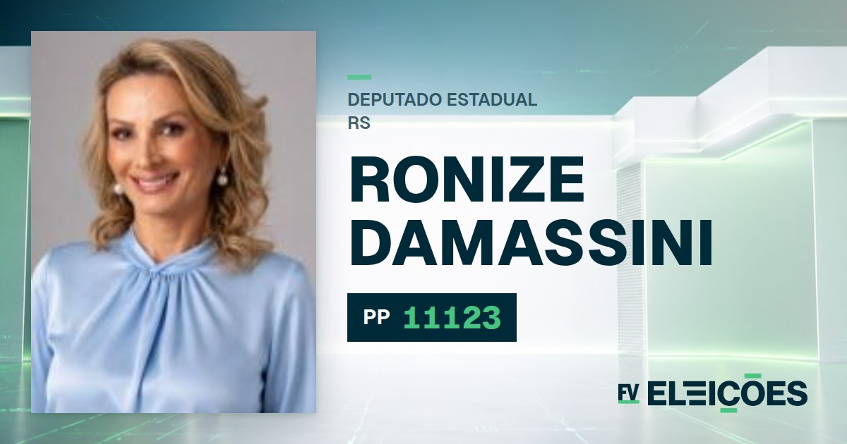 Quem é Ronize Damassini, candidata a deputada estadual do RS pelo PP