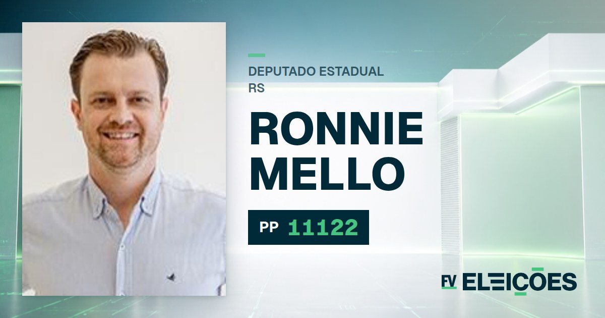 Quem é Ronnie Mello, candidato a deputado estadual do RS pelo PP