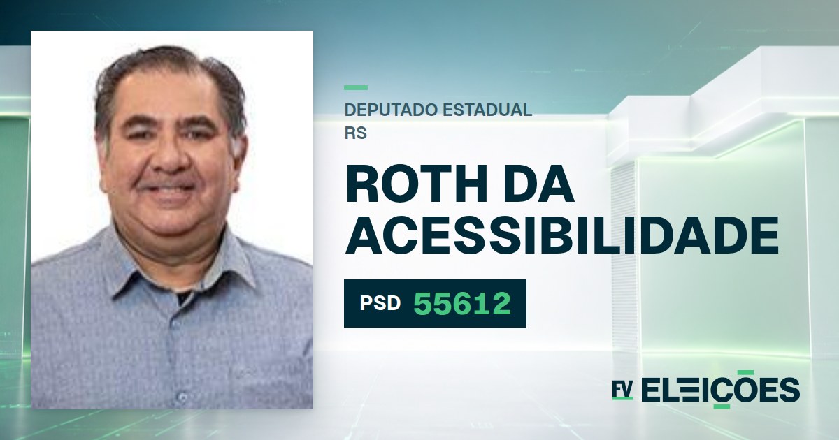 Quem é Roth da Acessibilidade, candidato a deputado estadual do RS pelo PSD