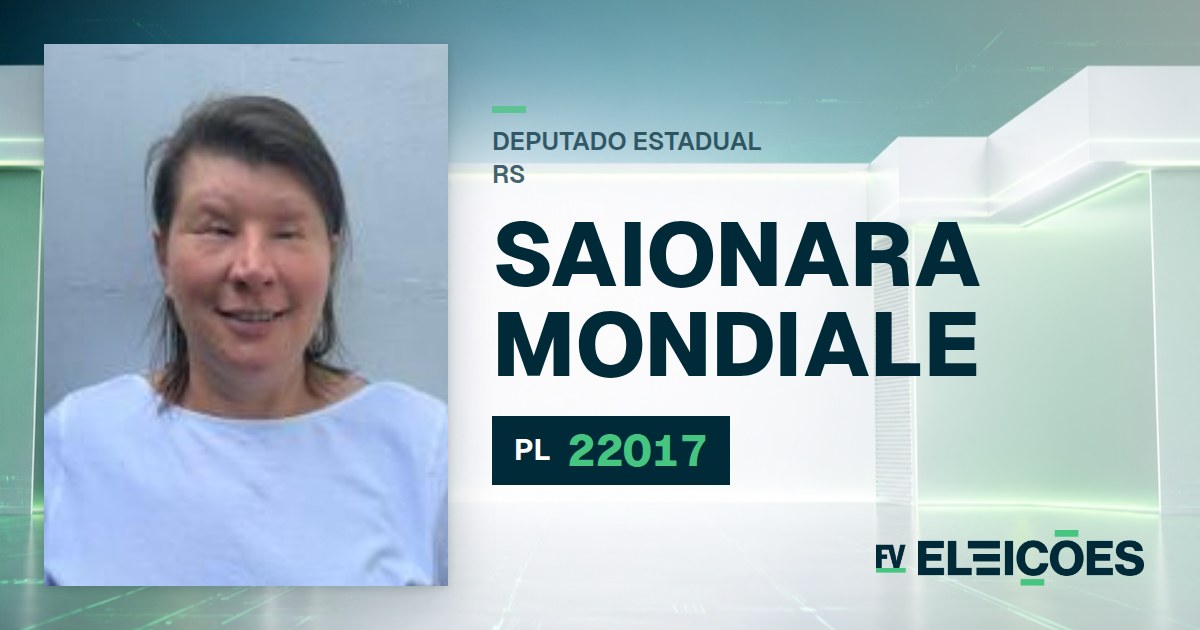 Quem é Saionara Mondiale, candidata a deputada estadual do RS pelo PL