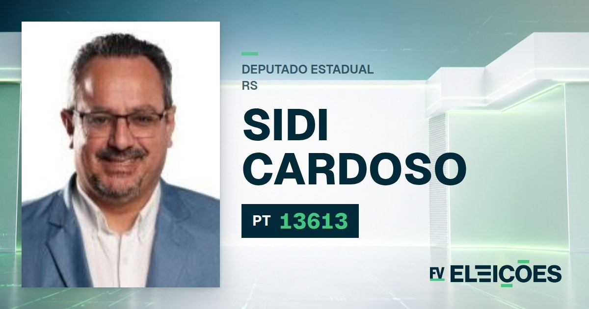 Quem é Sidi Cardoso, candidato a deputado estadual do RS pelo PT