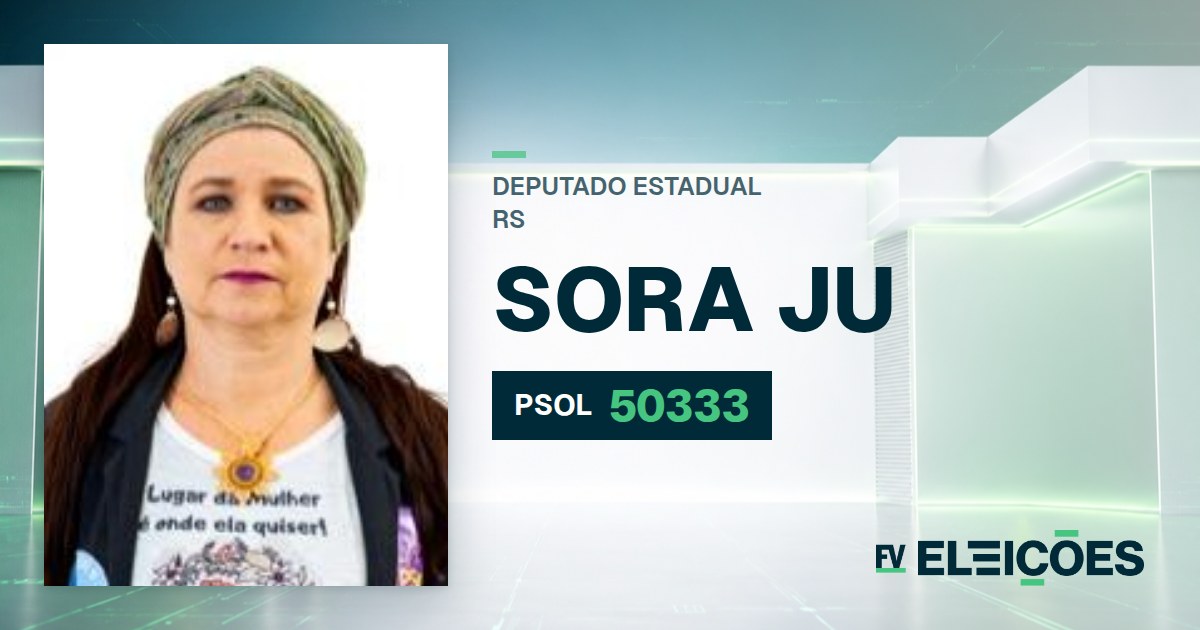Quem é Sora Ju, candidata a deputada estadual do RS pelo PSOL