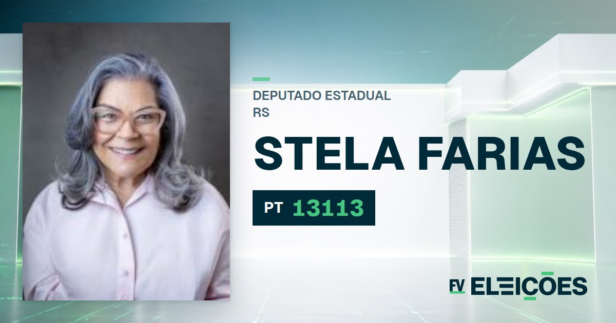 Quem é Stela Farias, candidata a deputada estadual do RS pelo PT