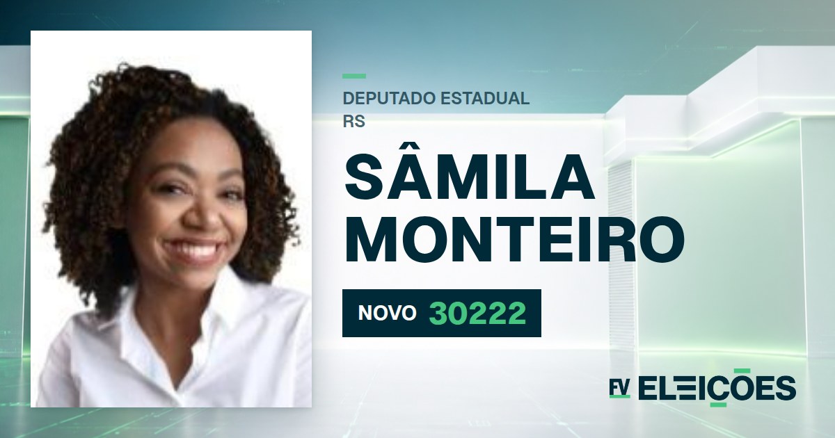Quem é Sâmila Monteiro, candidata a deputada estadual do RS pelo NOVO