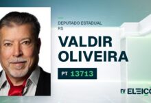 Quem é Valdir Oliveira, candidato a deputado estadual do RS pelo PT