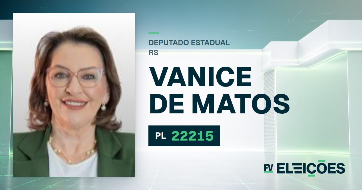 Quem é Vanice de Matos, candidata a deputada estadual do RS pelo PL