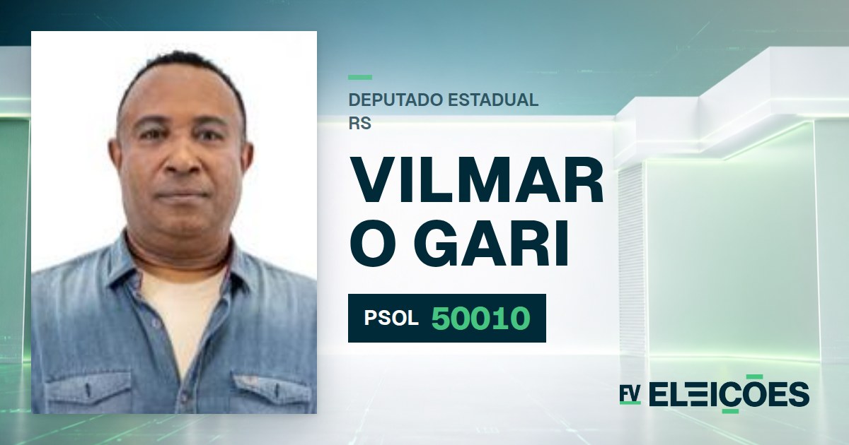 Quem é Vilmar O Gari, candidato a deputado estadual do RS pelo PSOL