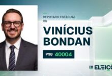 Quem é Vinícius Bondan, candidato a deputado estadual do RS pelo PSB