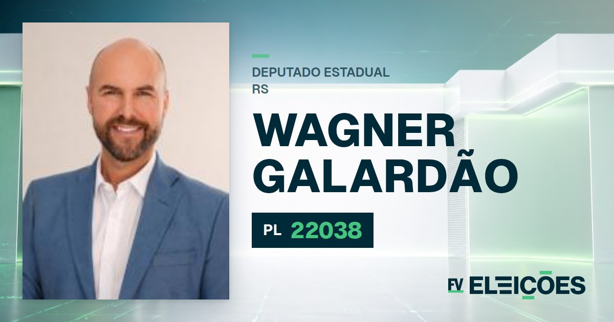 Quem é Wagner Galardão, candidato a deputado estadual do RS pelo PL