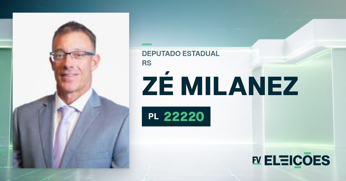 Quem é Zé Milanez, candidato a deputado estadual do RS pelo PL
