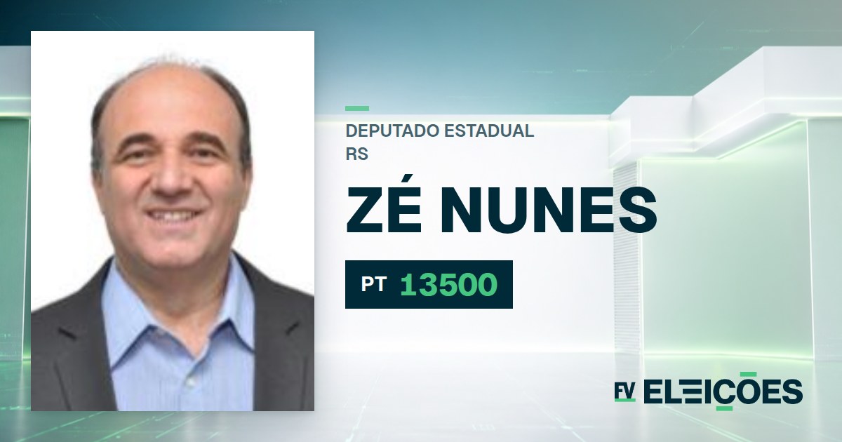 Quem é Zé Nunes, candidato a deputado estadual do RS pelo PT
