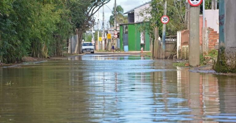 MetSul projeta chuva extrema e enchentes no RS e SC a partir desta quinta
