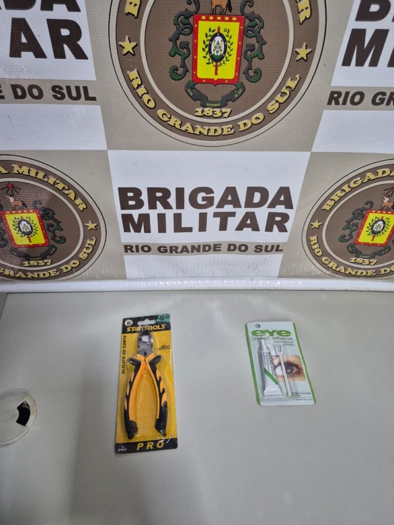 Casal é preso após furto em estabelecimento comercial no Centro de Lajeado