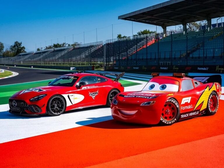 Relâmpago McQueen ganha homenagem no GP da Itália de Fórmula 1