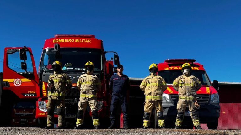 Bombeiros de Encantado recebem quatro novos temporários