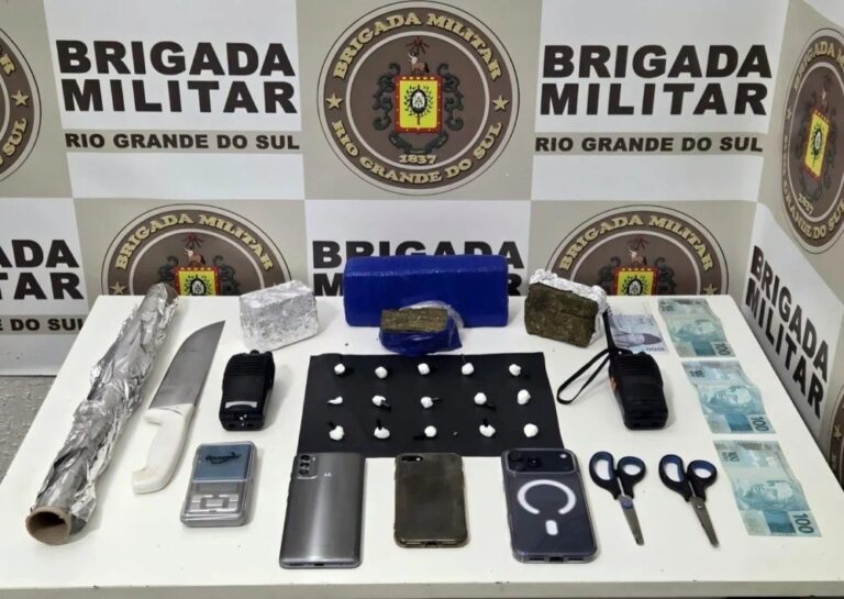 Dupla é presa por tráfico em Serafina Corrêa e Nova Araçá