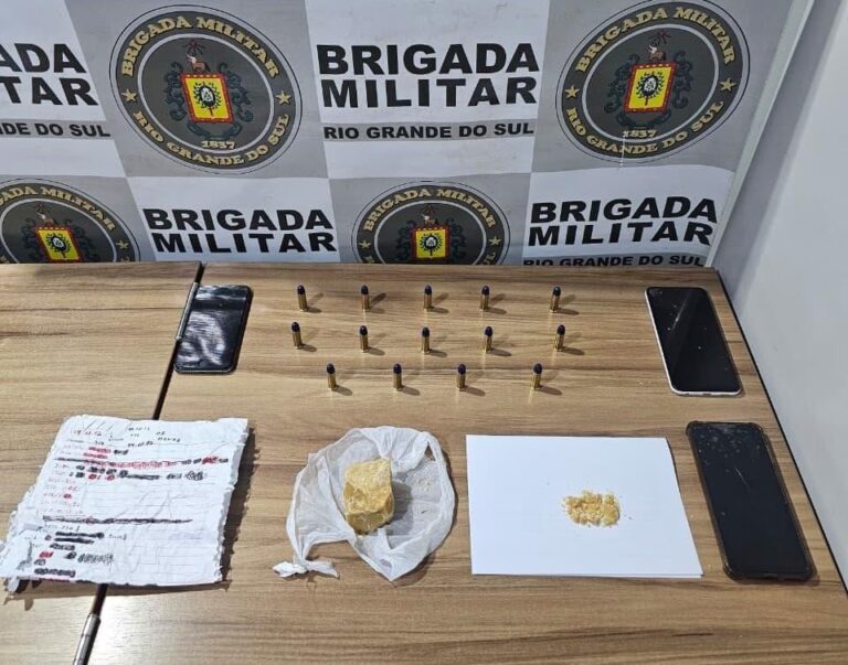 Brigada Militar recaptura foragido e apreende 90 gramas de crack em Venâncio Aires