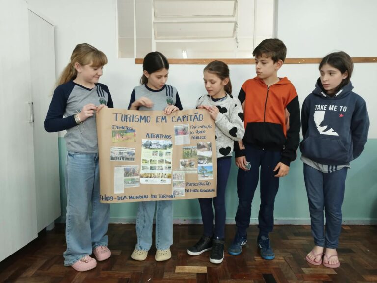 Projeto leva turismo para a sala de aula e desafia alunos a criar roteiros em Capitão