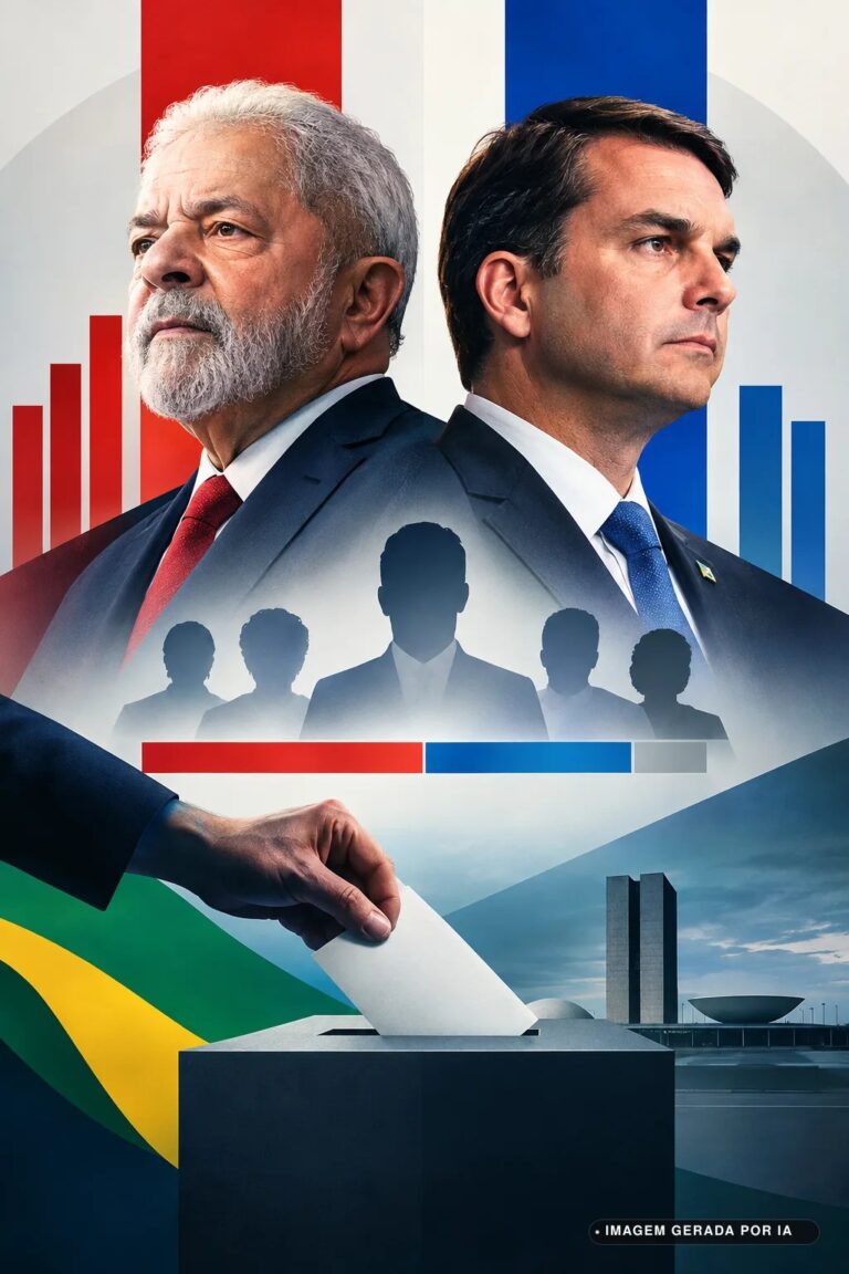 Lula lidera em todos os cenários, mas empata tecnicamente com Flávio Bolsonaro em segundo turno