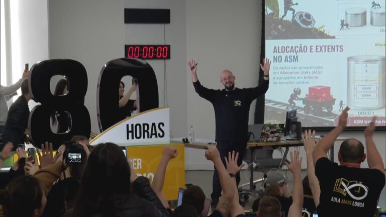 Professor gaúcho quebra dois recordes mundiais ao dar aula de programação por 80 horas