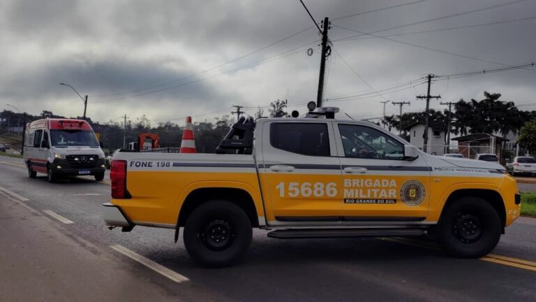Idoso é atropelado na ERS-130 e fica em estado grave em Lajeado