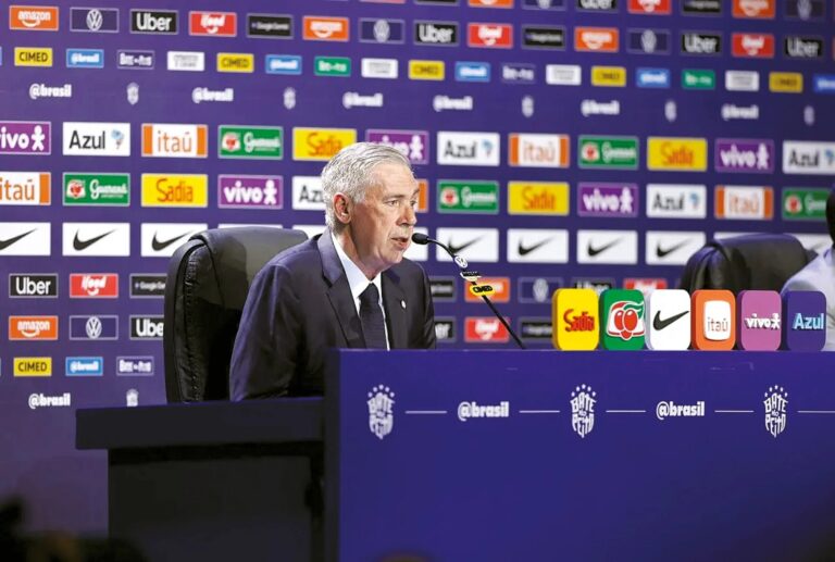 Ancelotti anuncia renovação da Seleção Brasileira para ciclo rumo à Copa de 2030