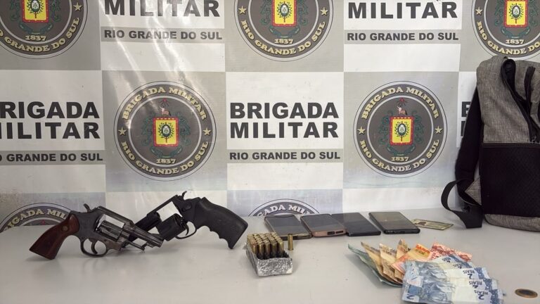 Quatro homens são presos com armas em Bom Princípio